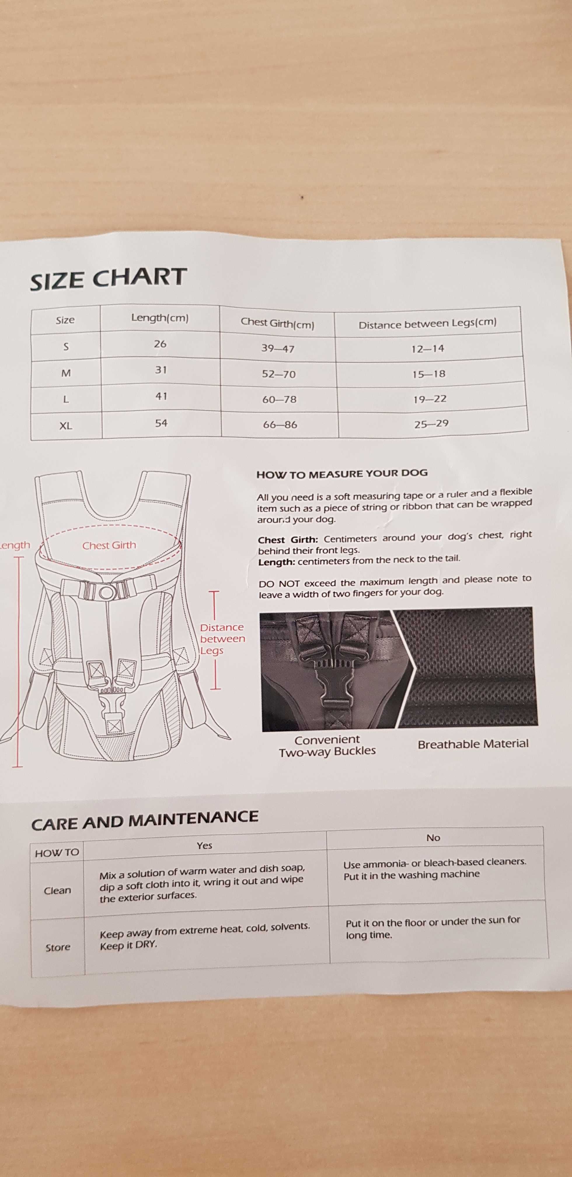 transporter, nosidełko na psa w formie plecaka na przód