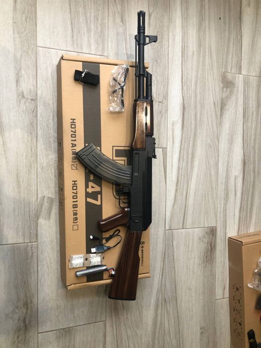 Професійний іграшковий автомат на орбізах АК-74, АК-47 Орбіган