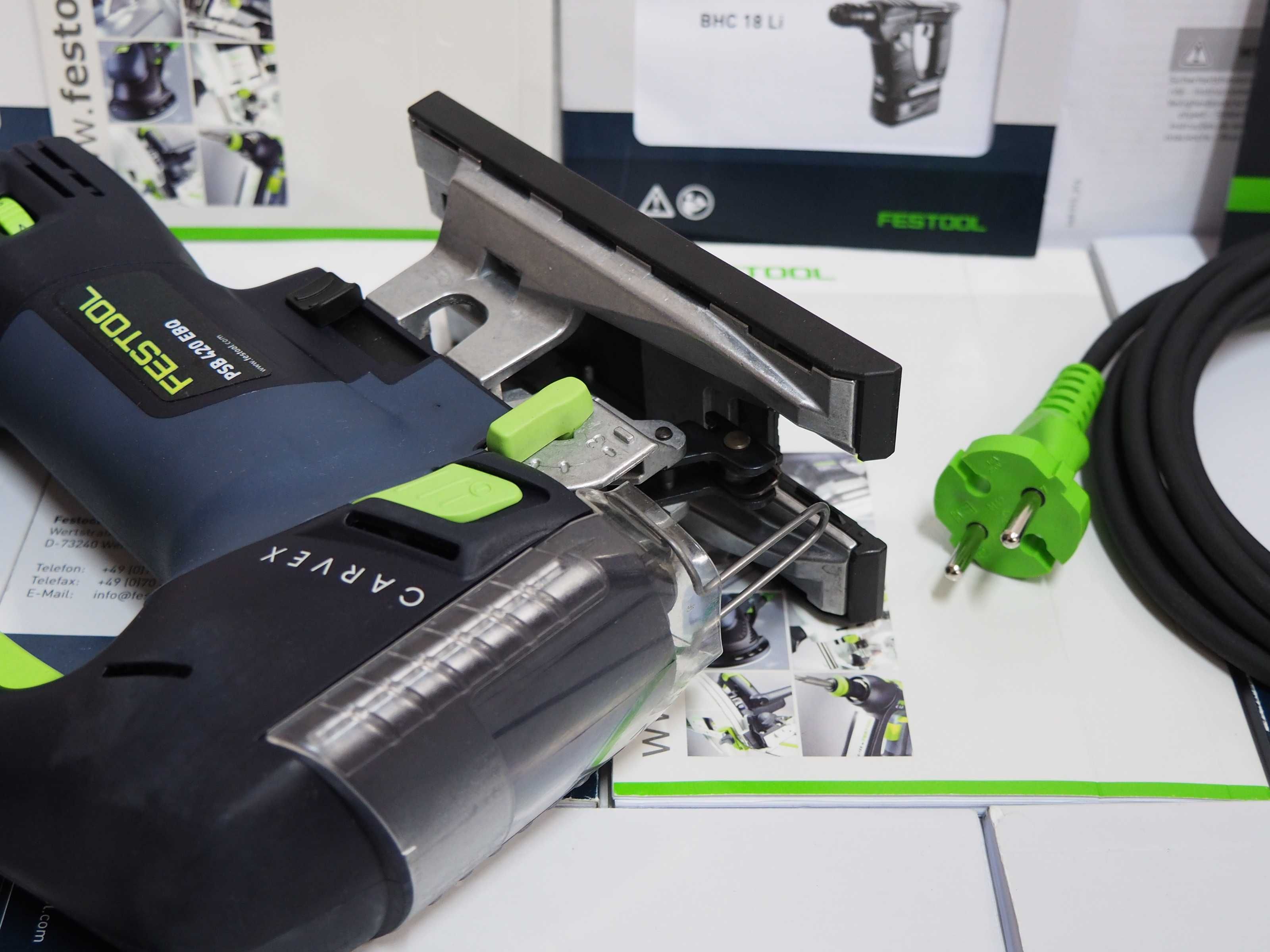 Wyrzynarka bezszczotkowa FESTOOL PSB 420 EBQ-PLUS nowa z kablem 400