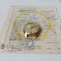 Złoty pozłacany zegarek męski Poljot NOAET 17 kamieni
