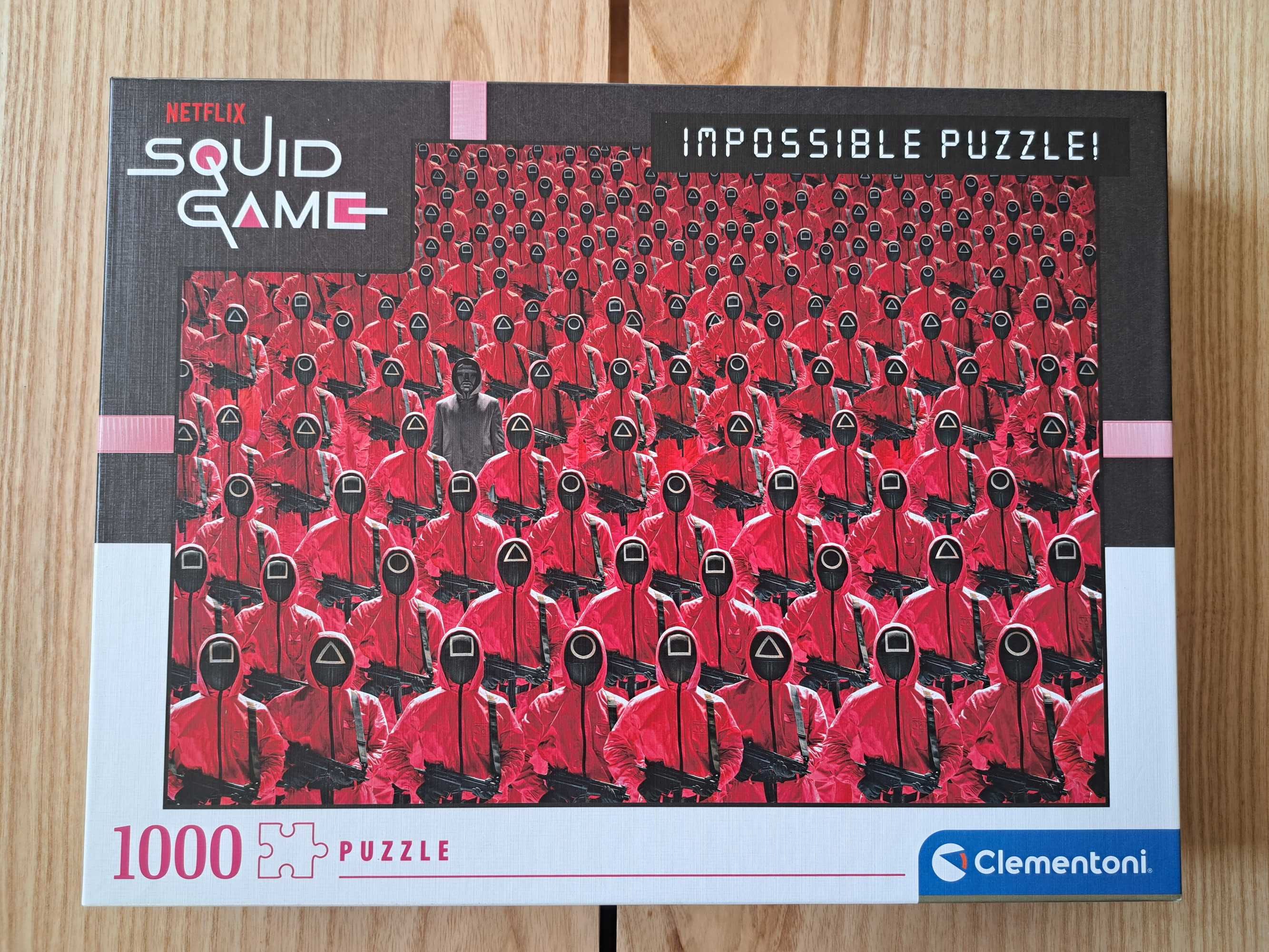 IMPOSSIBLE Puzzle Clementoni Squid Game, Netflix, 1000el.