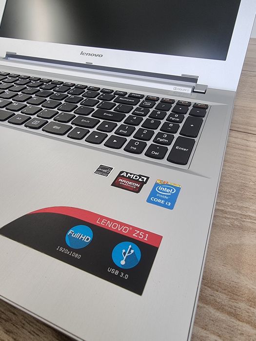 Laptop 15" Lenovo Z51-70, i3, 4GB, 240GB SSD, W10, w pełni sprawny.