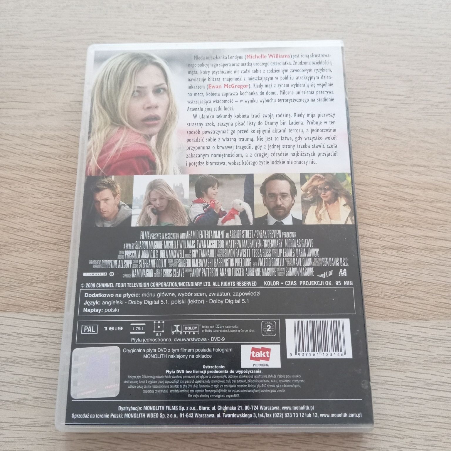 "Drogi Osamo" film DVD, stan bdb, płyta bez zarysowań