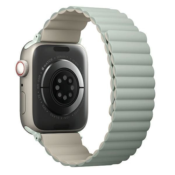 Pasek Magnetyczny Uniq REVIX do Apple Watch - Szałwia-Beżowy