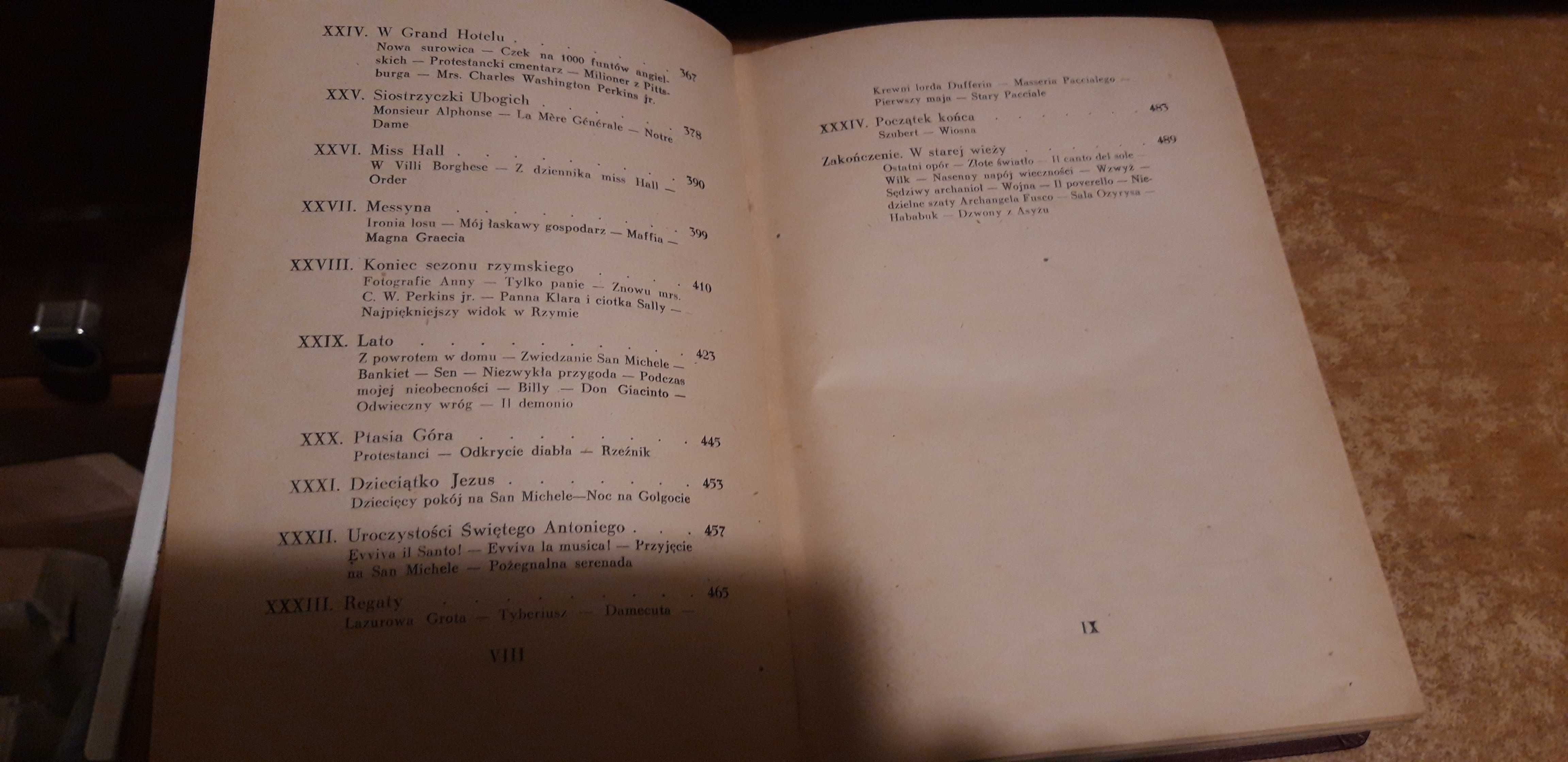 Księga z San Michele -A. Munthe - W-wa 1946,opr.,il.,cudo