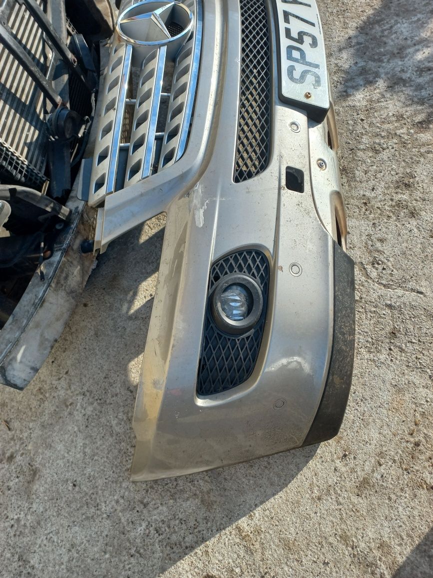 Przód kompletny mercedes ml w164 maska zderzak pas przedni chłodnice