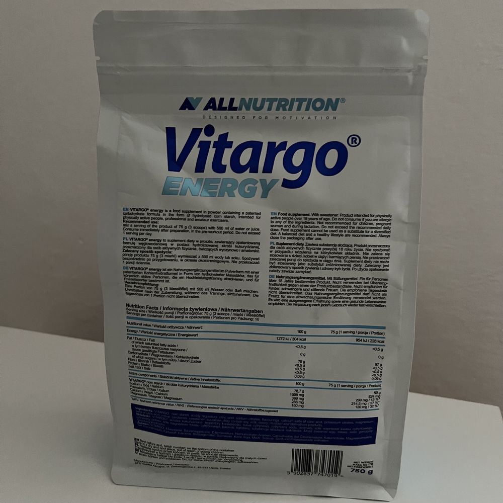 Vitargo energy SFD Allnutrition
