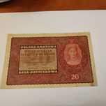 Banknot 20 marek polskich 1919r