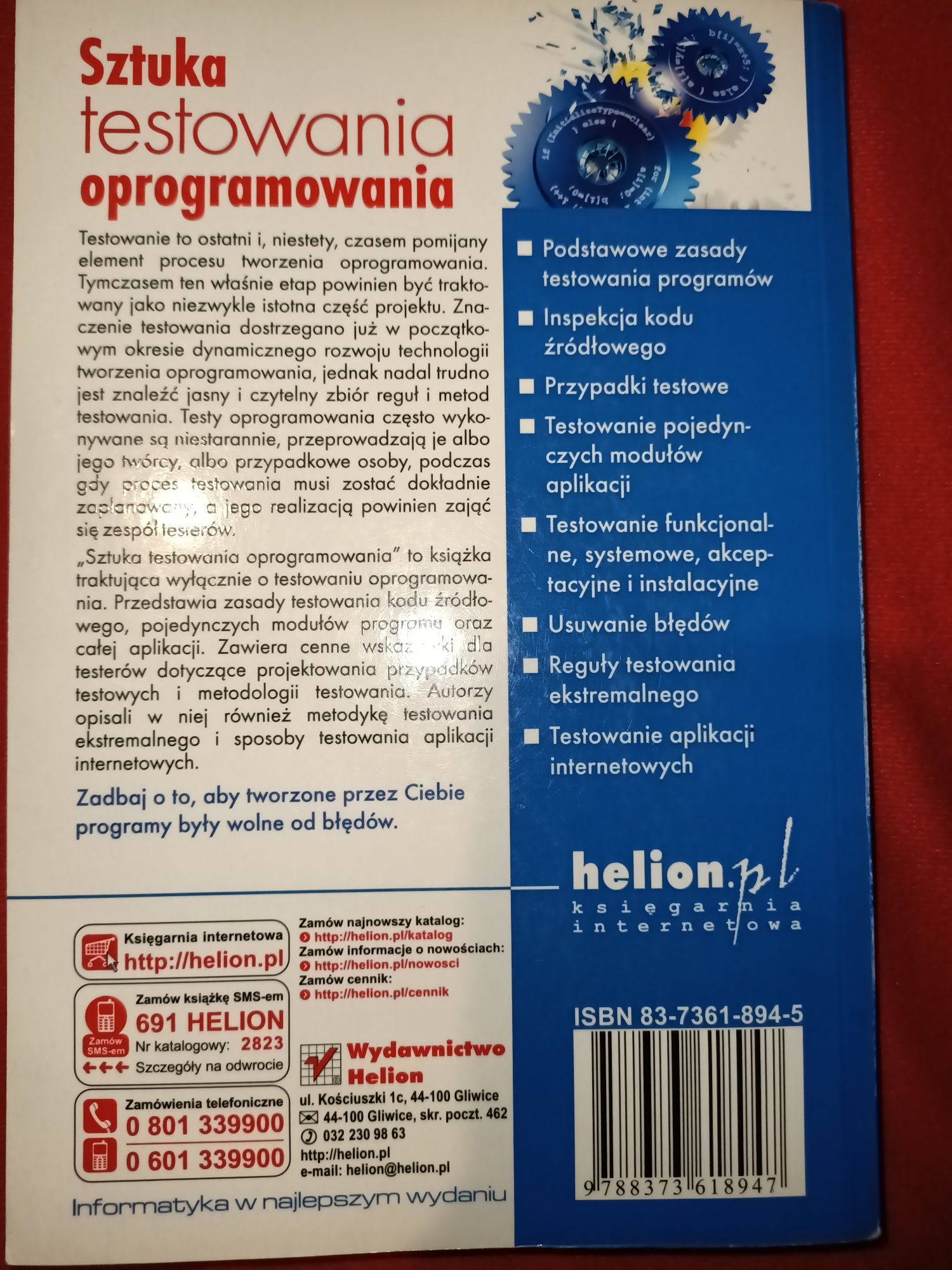 Sztuka testowania oprogramowania MYERS Sandler