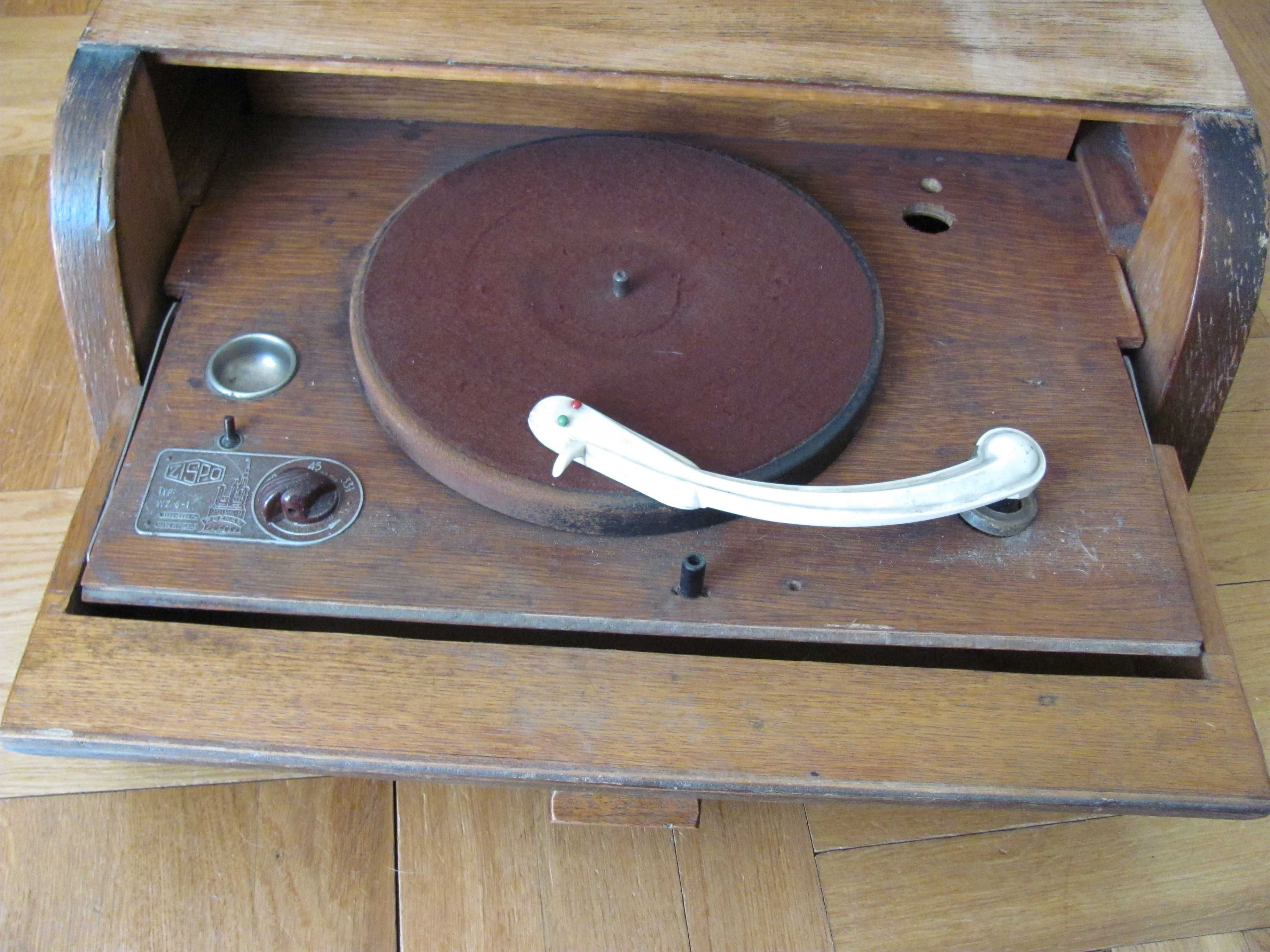Gramofon ZISPO Poznań Lata 50