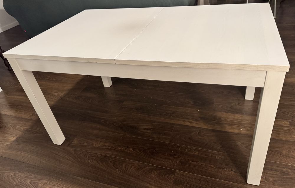 Mesa extensivel branca  BJURSTA IKEA