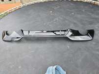 BMW G20 G21 tylny dyfuzor spoiler czarny podwojny