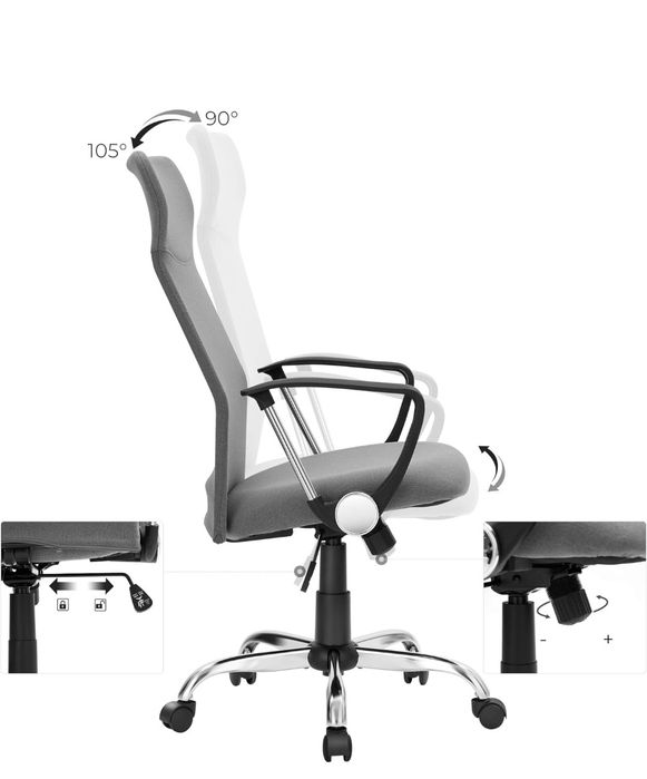 Fotel do biura, krzesło obrotowe, komputerowe,regulowane