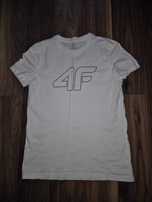 T-shirt chłopięcy 4f roz.164-bialy