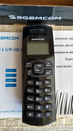 Telefon stacjonarny bezprzewodowy cyfrowy DECT Sagem D150