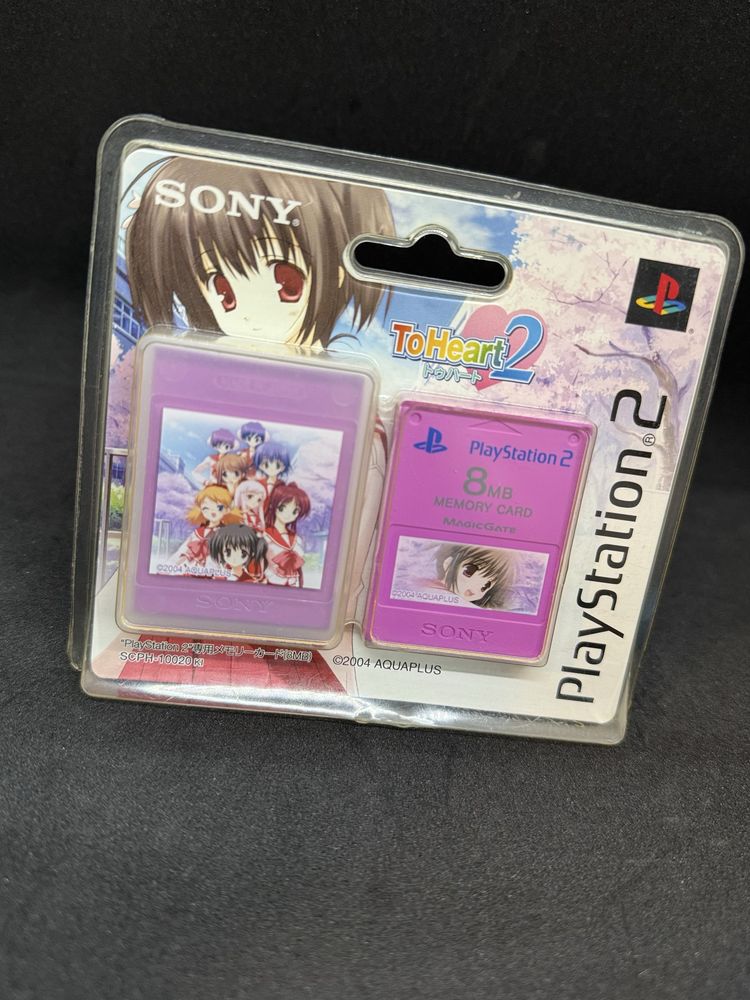 Playstation 2 limited memory card set NOWE unikat ps2 karty