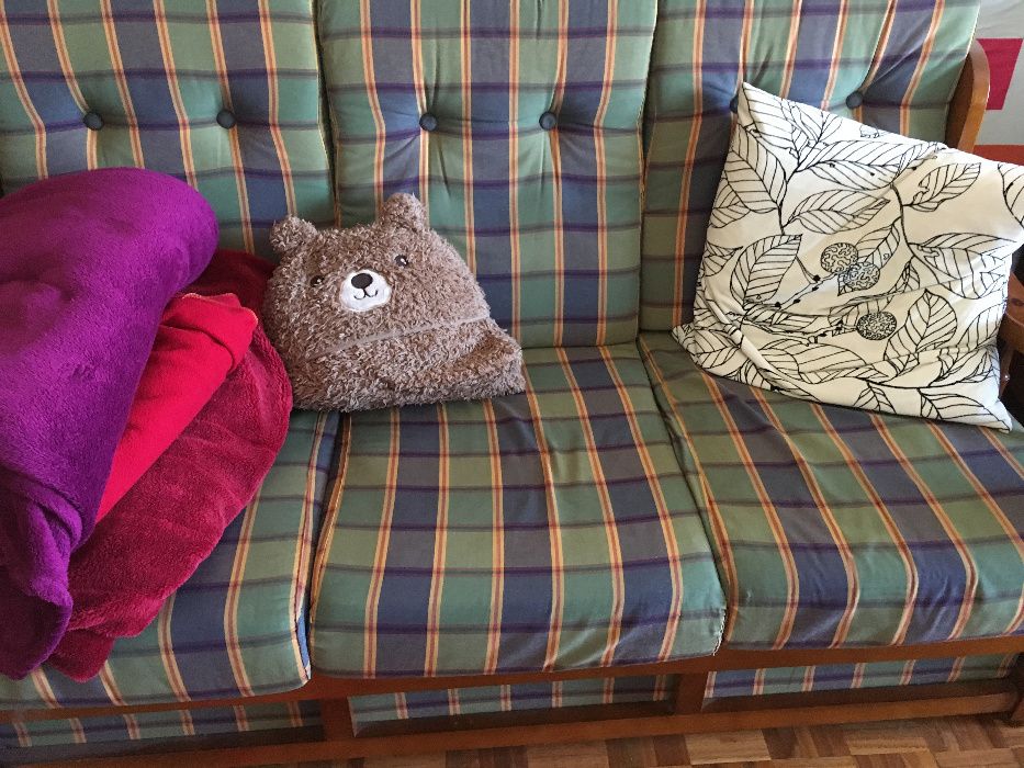 2 Poltronas + Sofá (c/ cama) Combinado