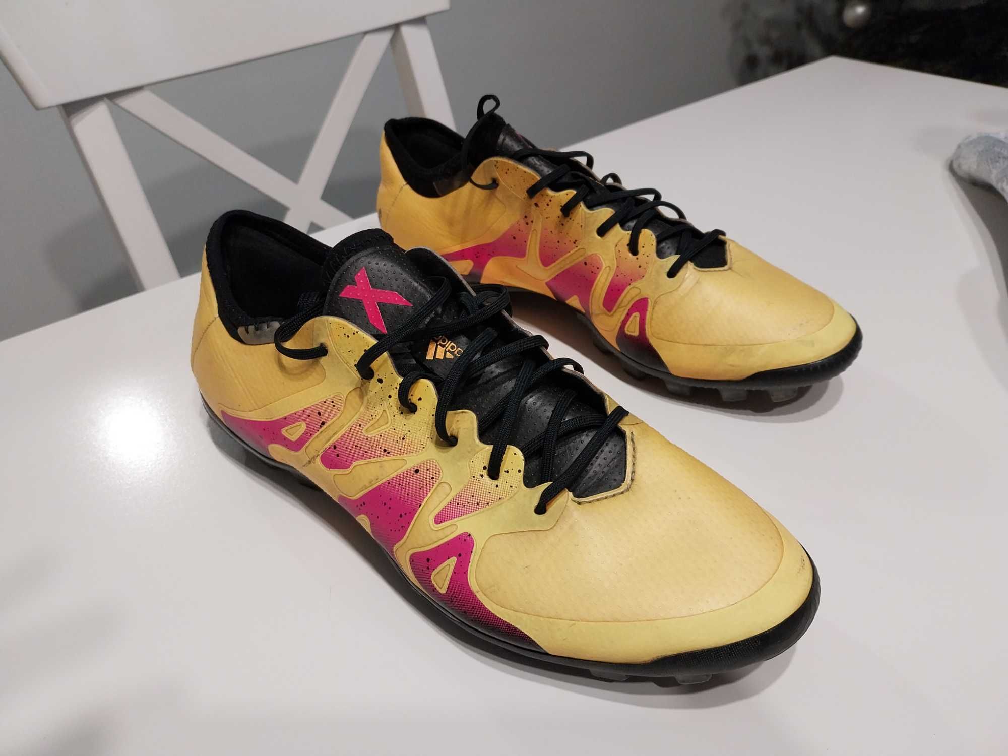 Profesjonalne buty piłkarskie Adidas X 15.1 AG 42 2/3 korki lanki