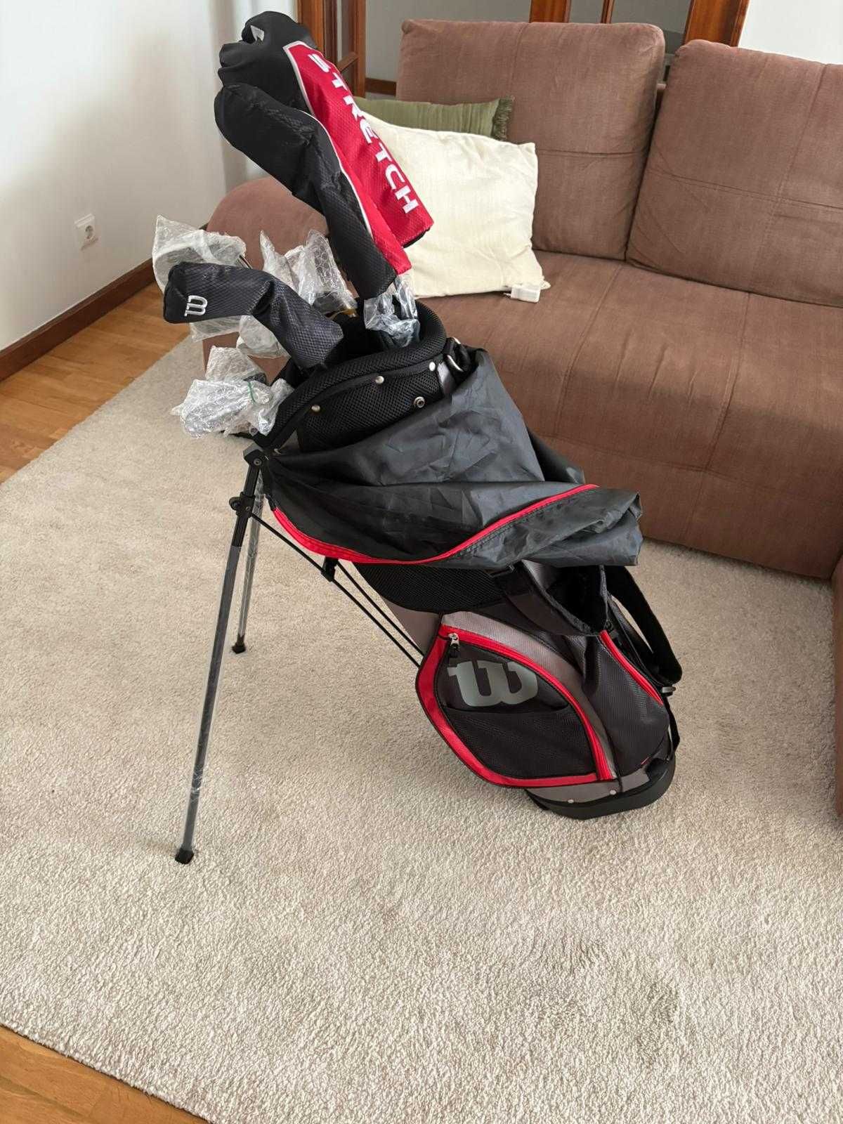 Wilson WGG157550 Conjunto completo, com bolsa, mão esquerda