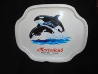 Raro tabuleiro vintage marineland