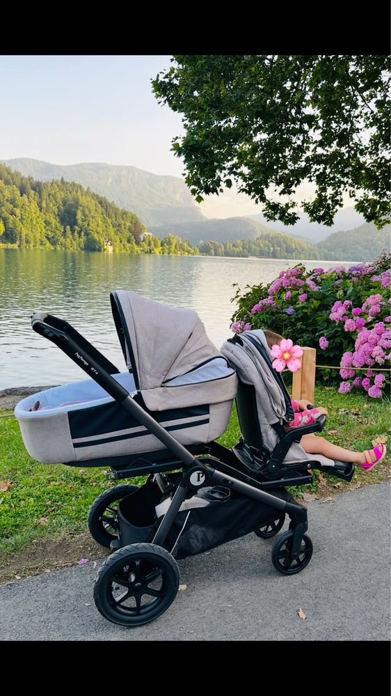 Wózek dziecięcy Peg Perego GT4, fotelik, pojedynczy lub podwójny wózek