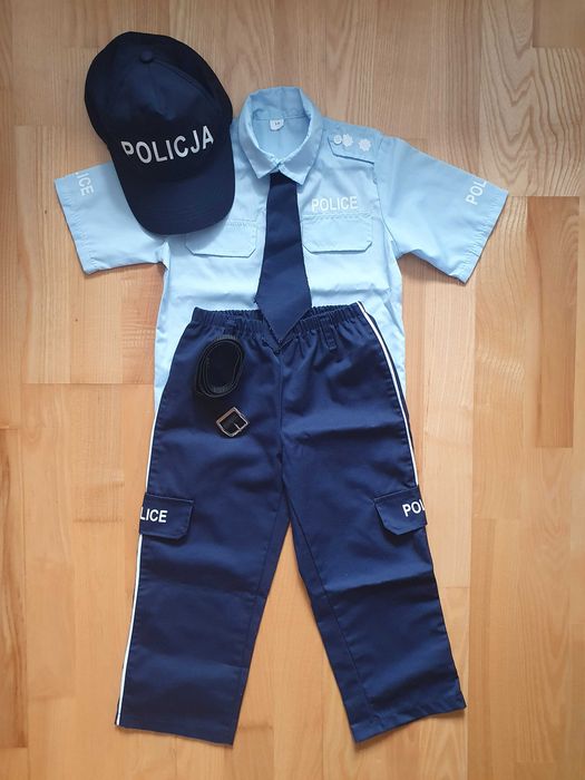 Strój POLICJANTA kostium przebranie na bal karnawałowy 3-4 lata