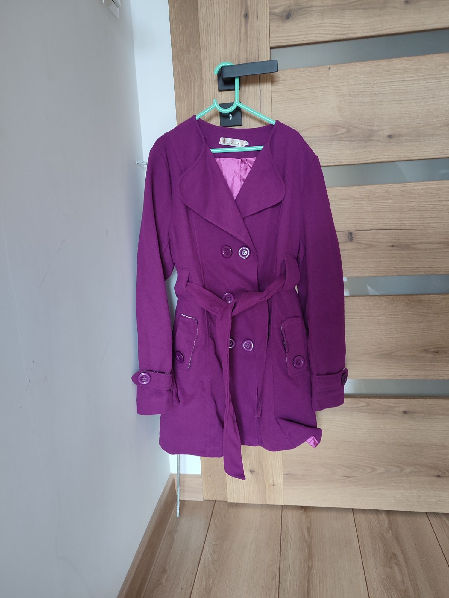 Płaszczyk L/XL purpurowy