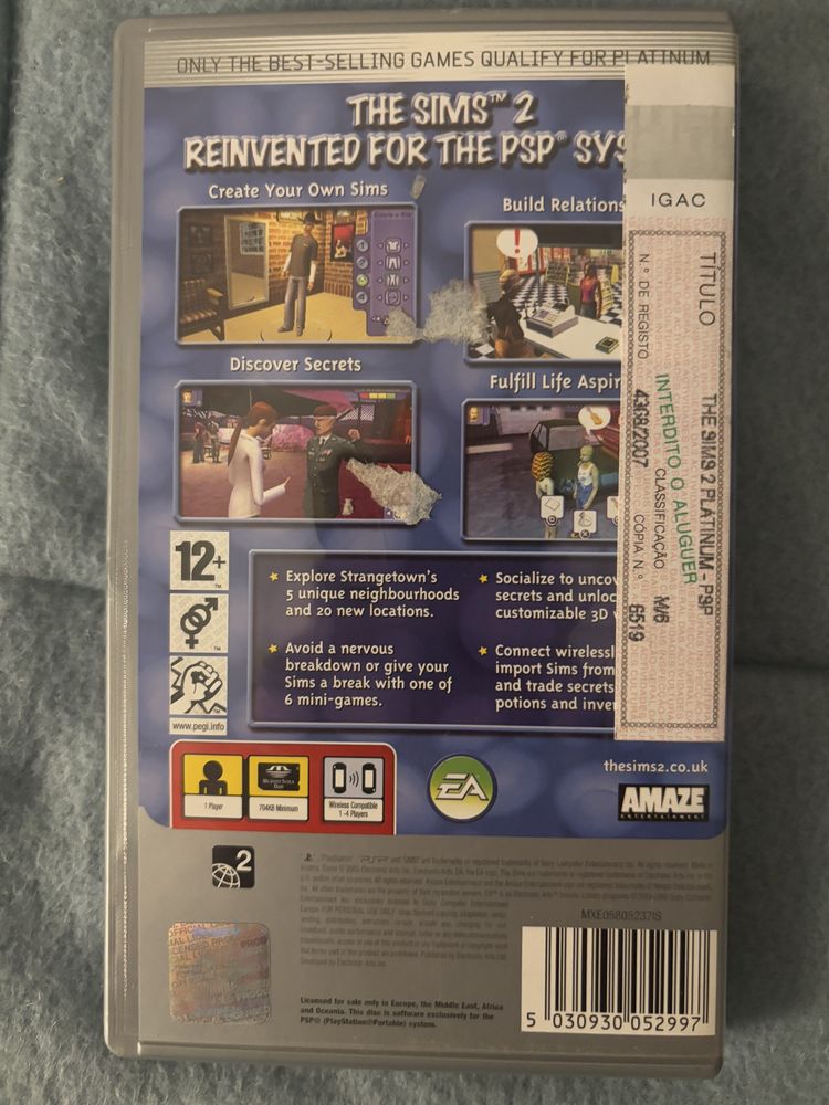 Jogos PSP com caixa