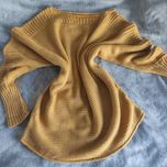 Sweterek camel nietoperz