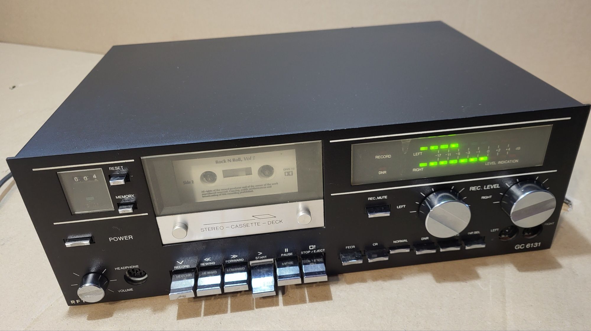 magnetofon kasetowy RFT GC 6131 deck