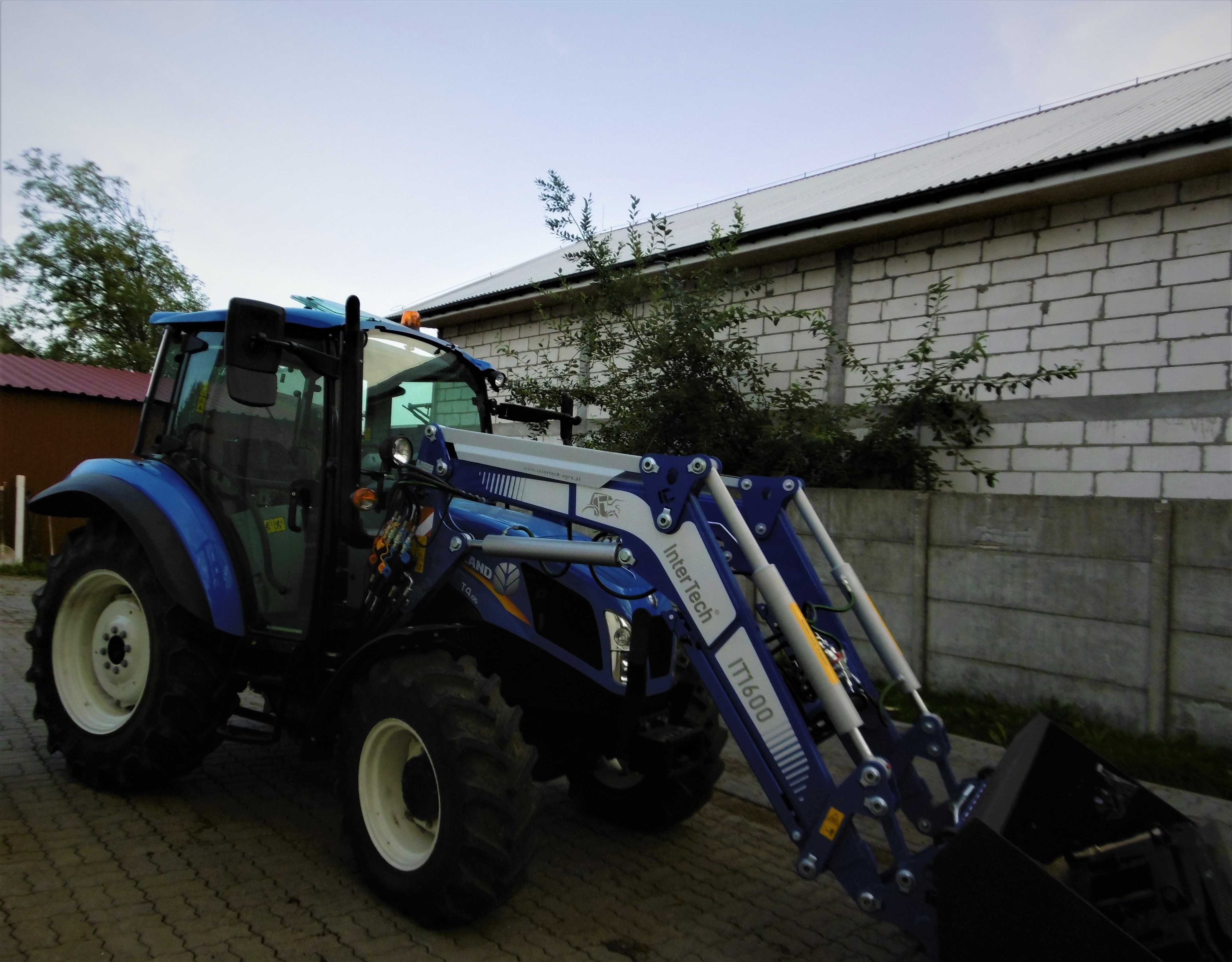 Ładowacz czołowy IT 1600 Inter Tech do CASE  New Holland  montaż