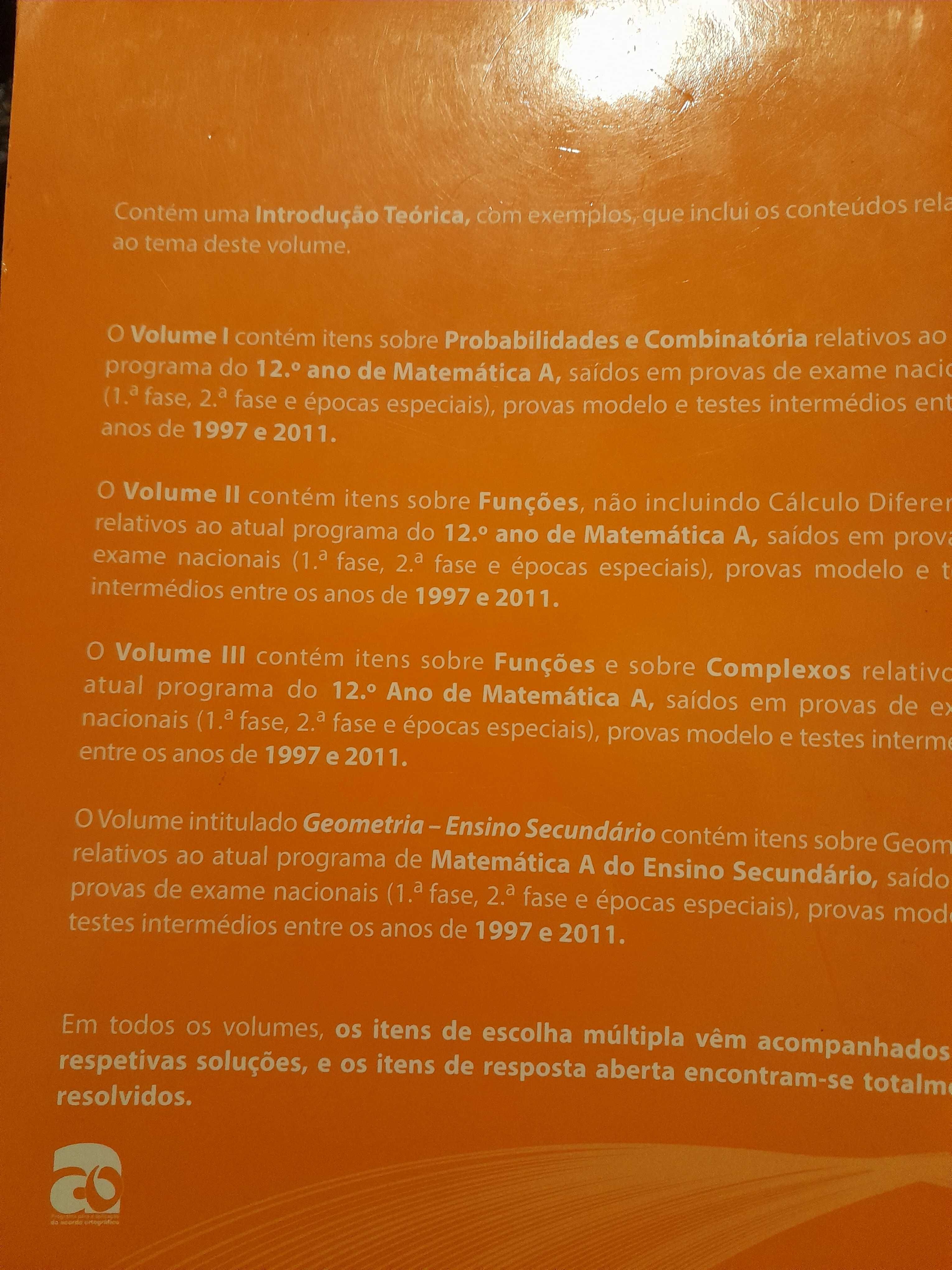 Cadernos do GAE para Matemática A do 12° ano