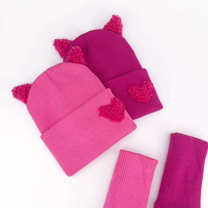 Шапка і хомут для дівчинки