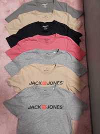 Zestaw 7 męskich koszulek Jack & Jones rozmiar S