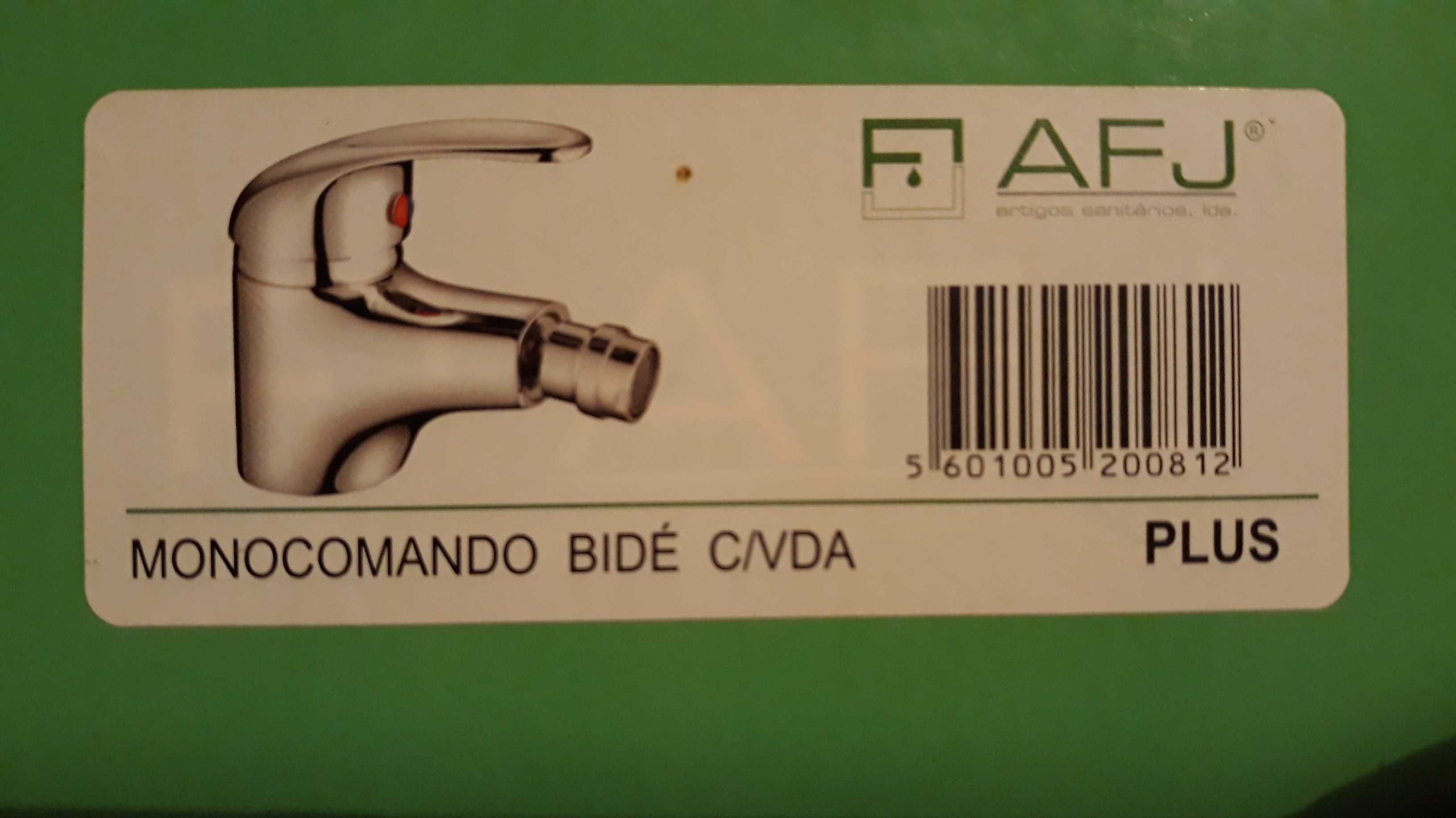 Torneira AFJ monocomando para bidé - nova - portes incluídos