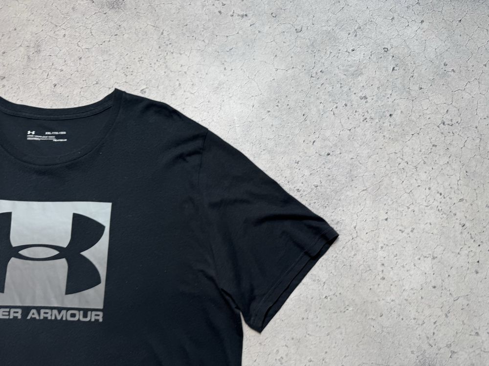 Мужская Футболка Under Armour С Большим Логотипом Оригинал XL-XXL
