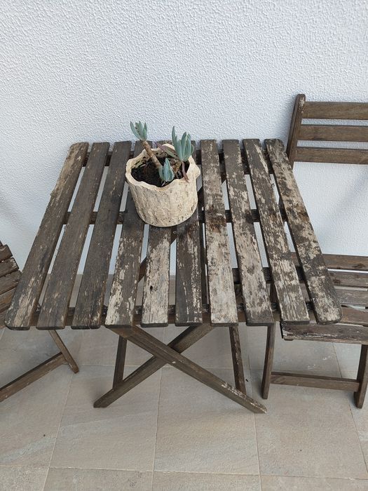 Vendo conjunto de madeira exterior