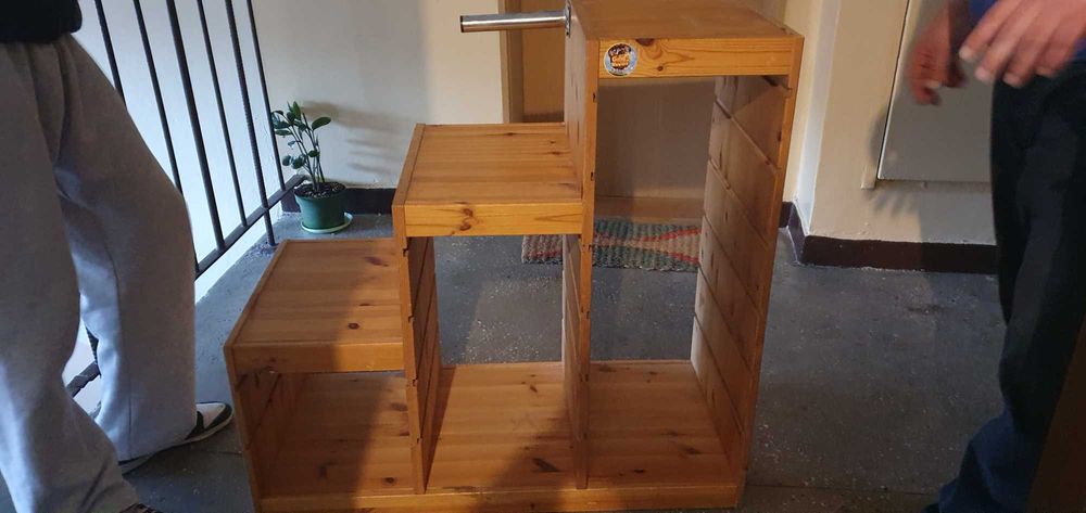 Trofast, ikea,półka,szafka z pojemnikami,sosna