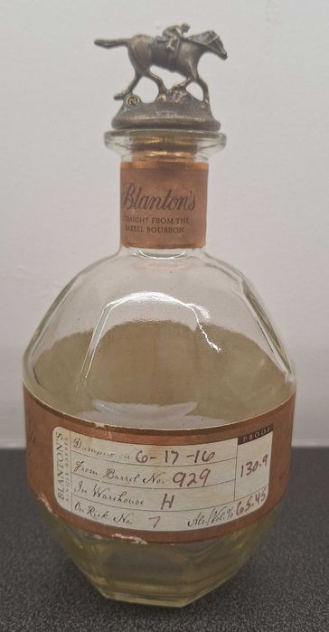 Blanton's Original Single Barrel Bourbon Whiskey - butelka korek " N "