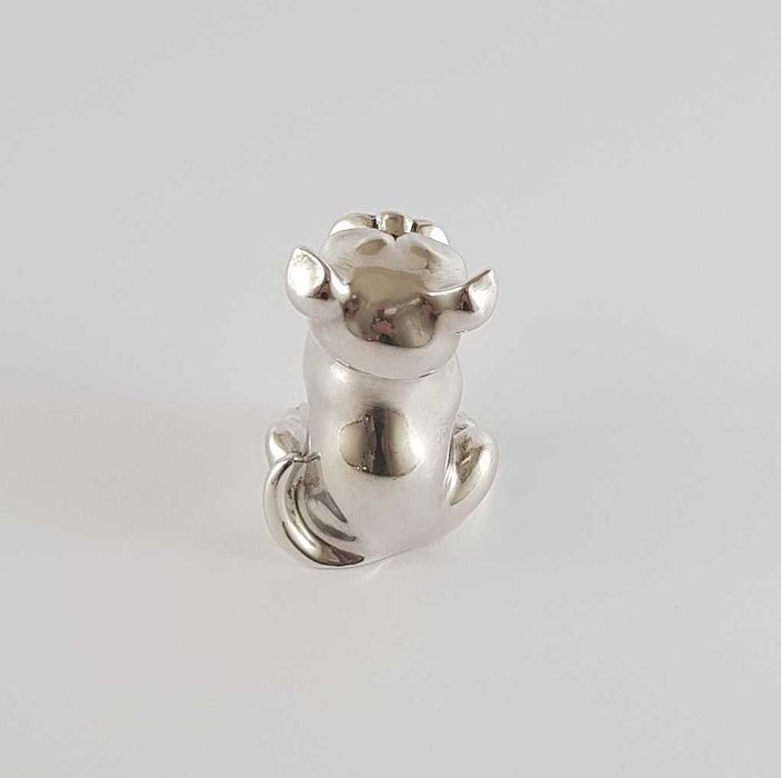 Autorska srebrna figura Psa próby 0,990