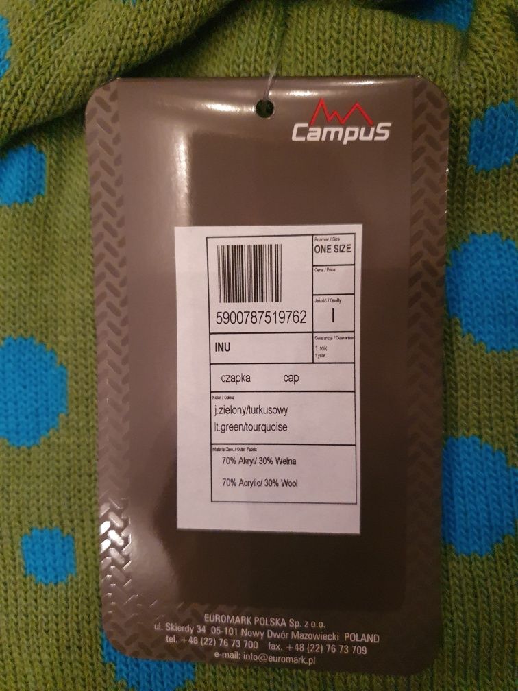 Czapka Campus INU ONE SIZE damska młodzieżowa r.uniwersalny