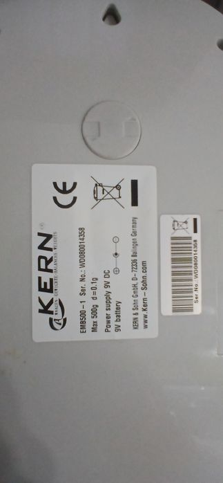 Balança de precisão KERN