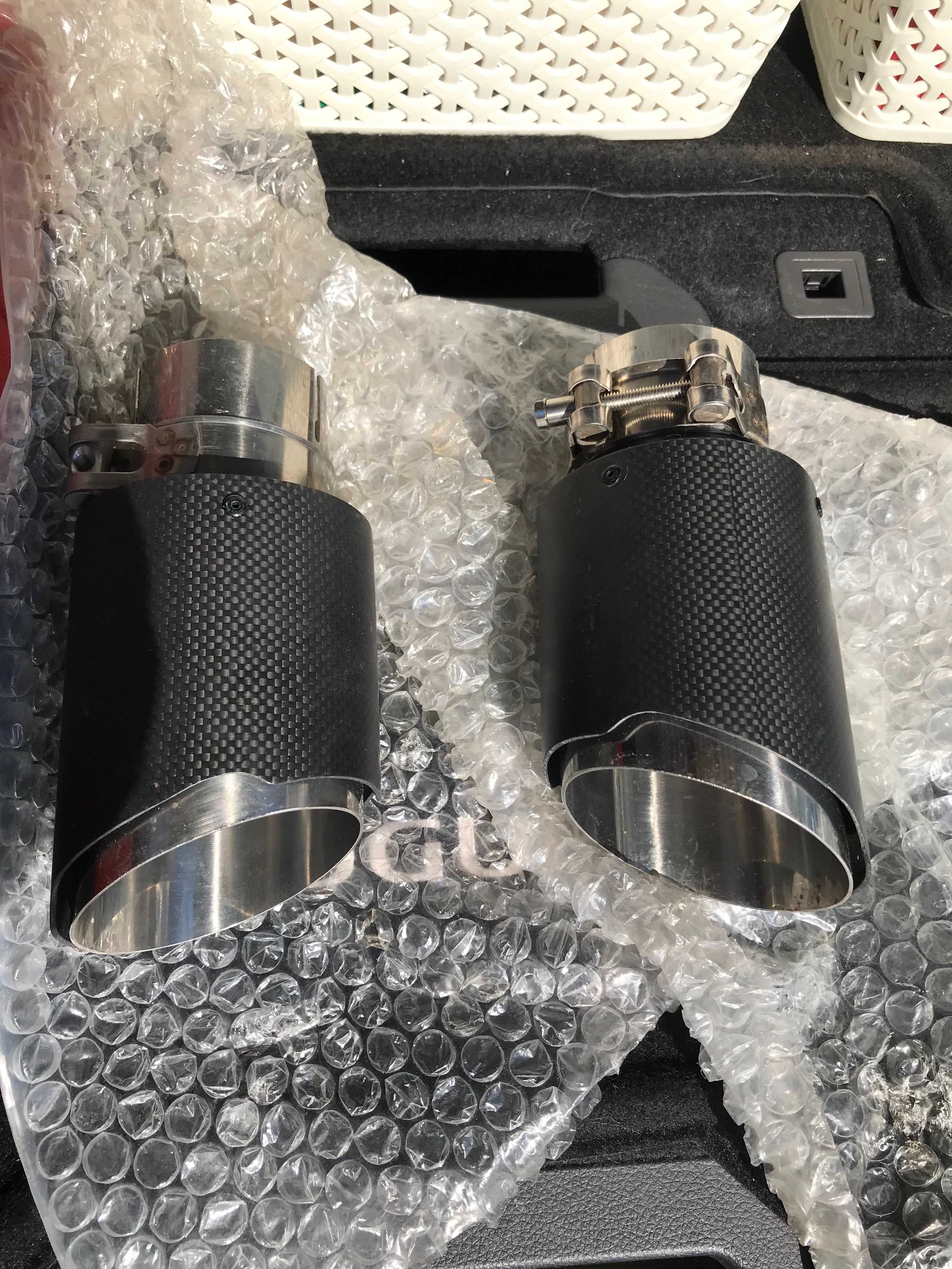 Насадки на глушник AKRAPOVIC, нержавійка
