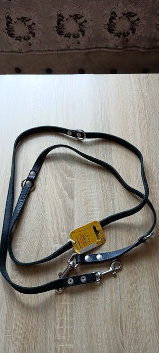 Проводок для собаки "COLLAR,,новий,400гр,шкіряний