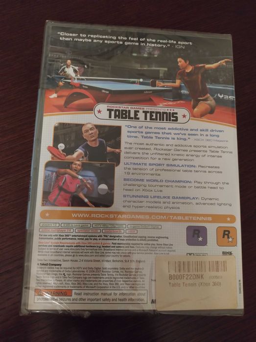 Jogo Table Tennis XBOX