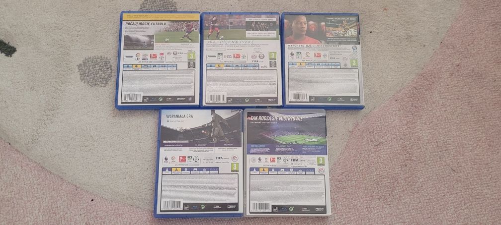 Fifa PS4 kolekcja 15,16,17,18,19