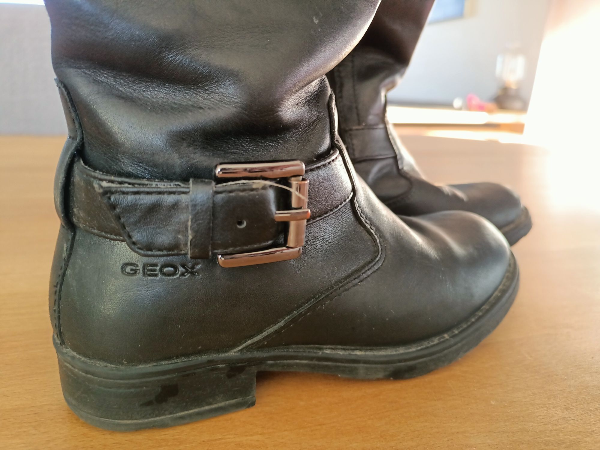 Geox r.28 kozaki skórzane buty zimowe