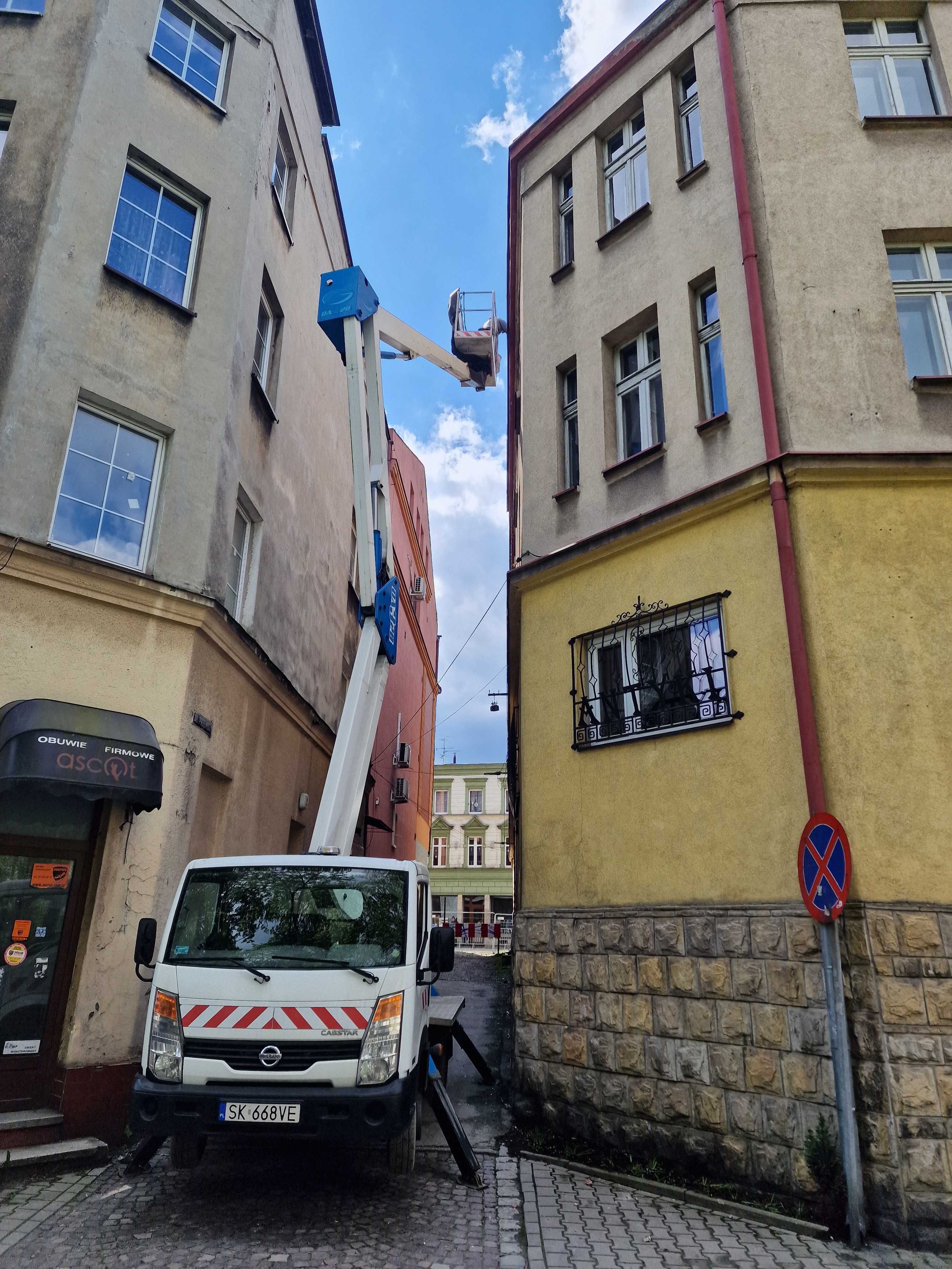 Podnośnik koszowy Nissan Cabstar 21m