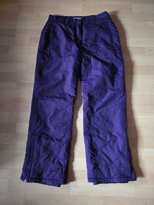 Spodnie narciarskie zimowe damskie.40-42 bordo