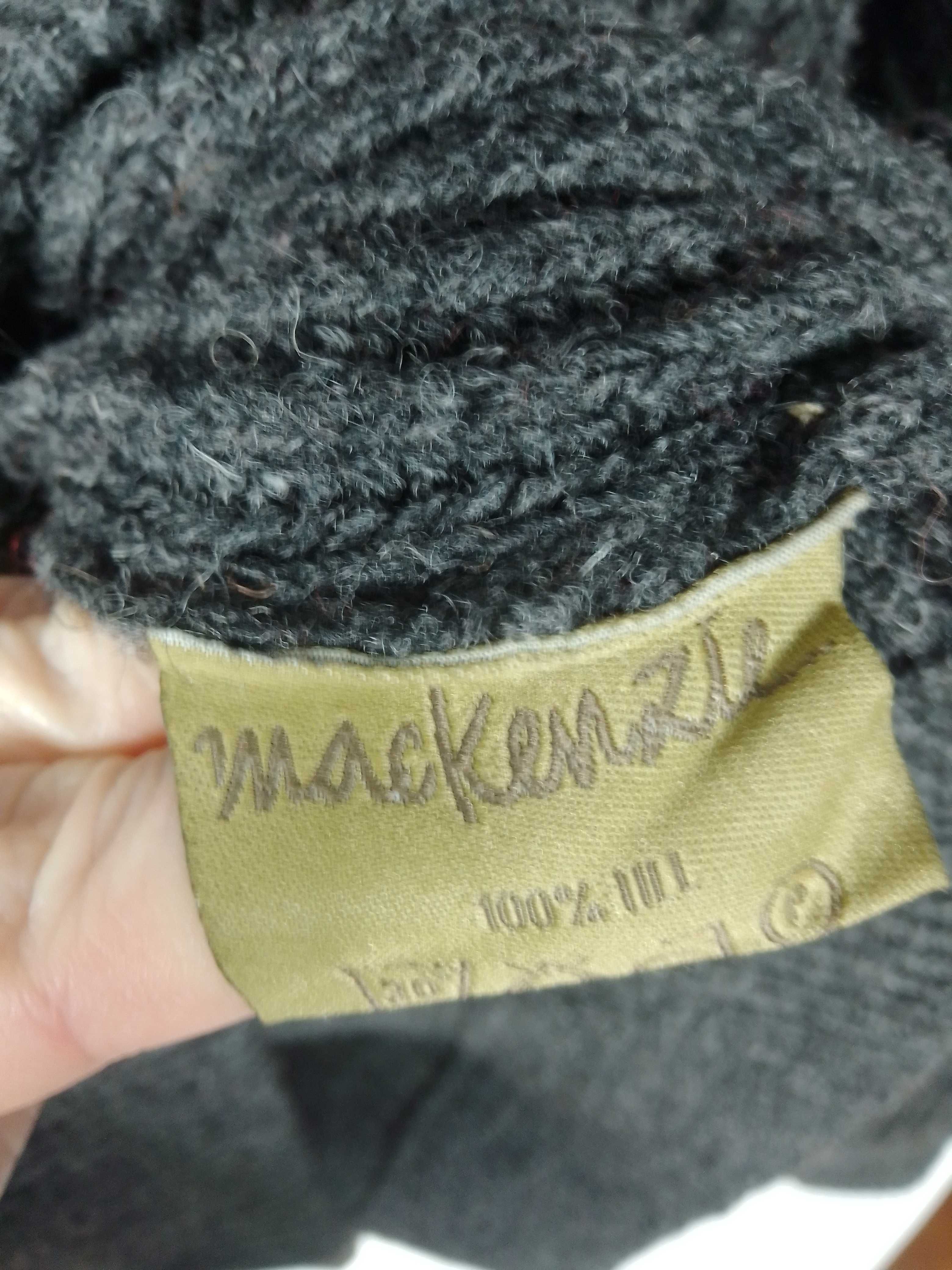 McKenzie gruby wełniany sweter zip XL